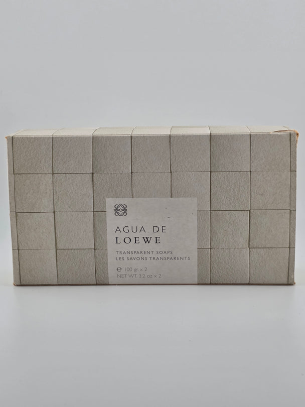 Agua de Loewe Transparent Soaps, 2 x 100g, Vintage Rarität, Collector's Edition