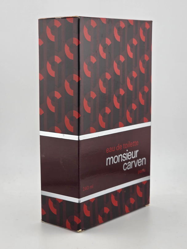 Vintage Monsieur Carven Eau de Toilette, 240 ml, Herrenduft in Originalverpackung