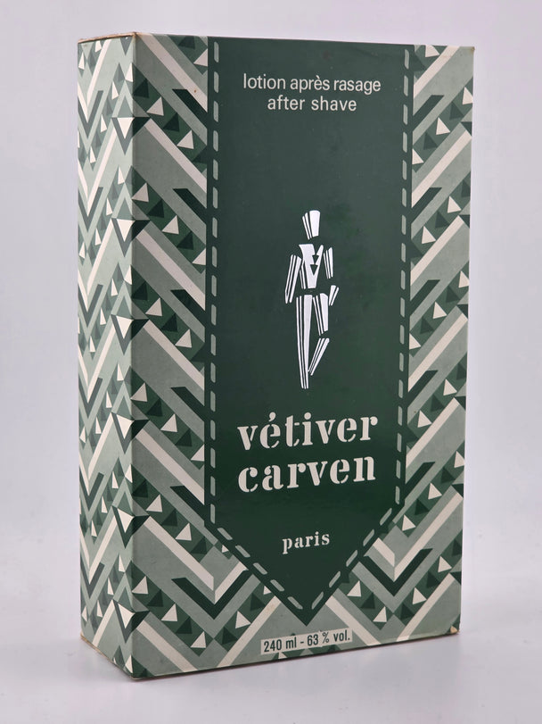 Vintage Carven Vétiver After Shave Lotion, 240 ml, Rarität in Originalverpackung