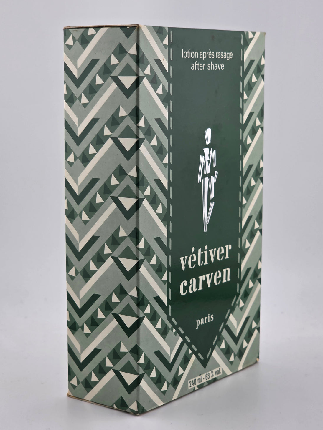 Vintage Carven Vétiver After Shave Lotion, 240 ml, Rarität im Originalkarton