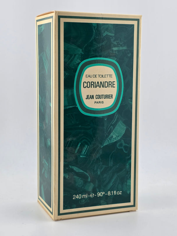 Vintage Jean Couturier Coriandre Eau de Toilette, 240ml, seltene Collector's Edition