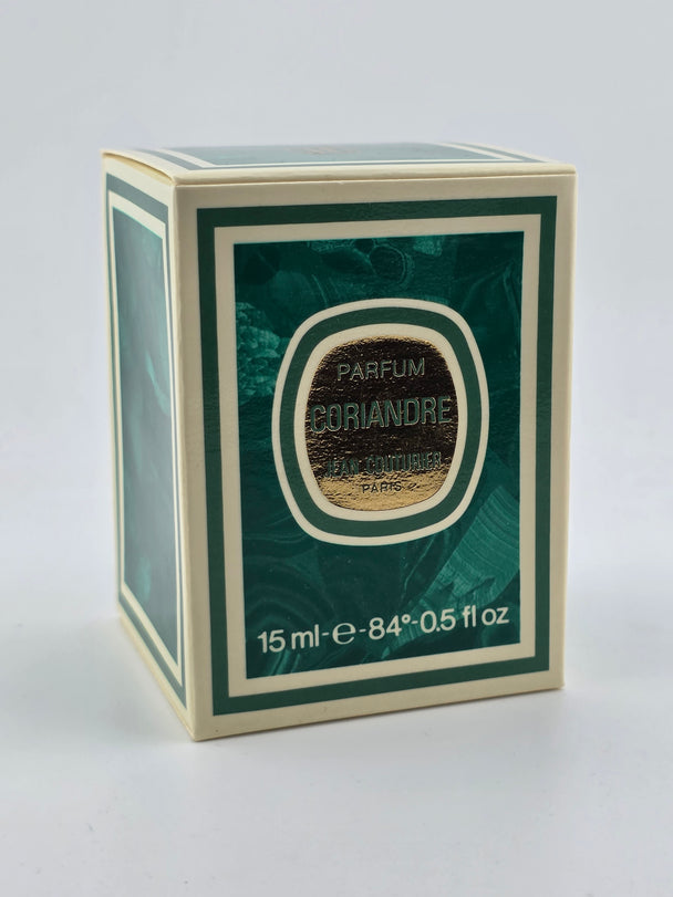 Vintage Jean Couturier Coriandre Parfum Miniatur, 15ml, seltene Sammleredition