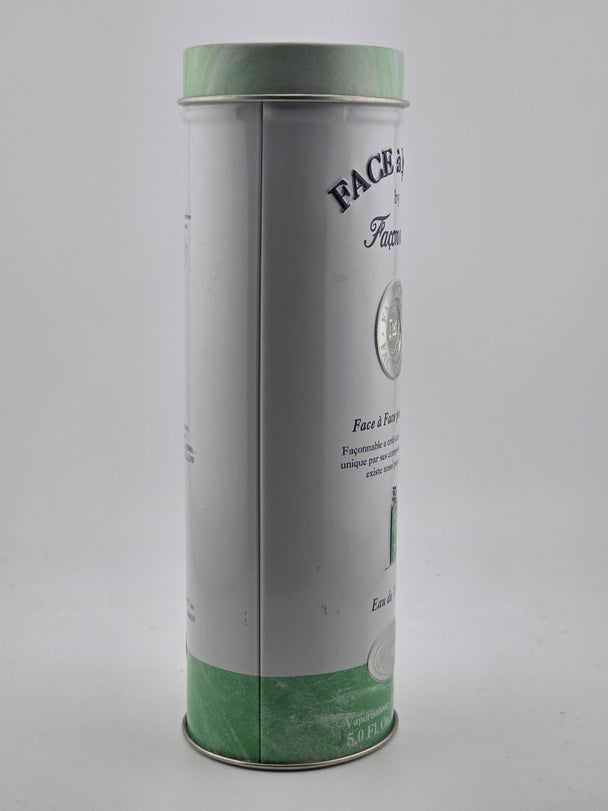 Vintage Face à Face Parfum, 5.0 Fl. Oz. Eau de Toilette in zylindrischer Dose, Rarität.
