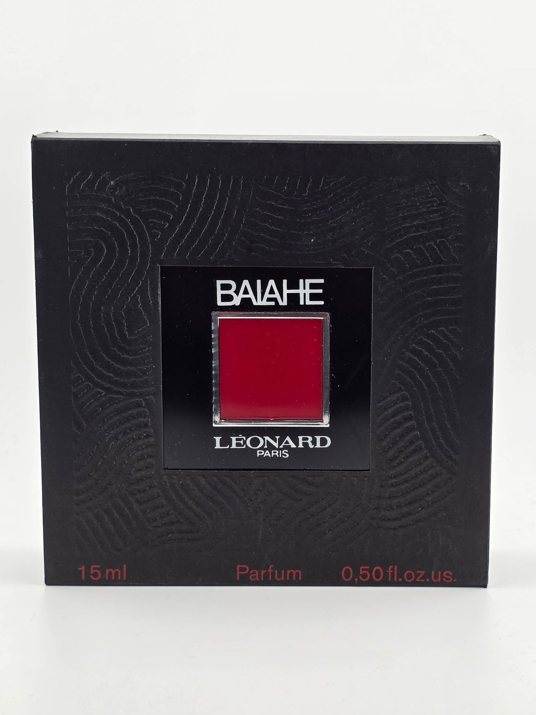 Vintage LÉONARD Paris Balahe Parfum Miniatur, 15ml, Rarität in schwarzer Box