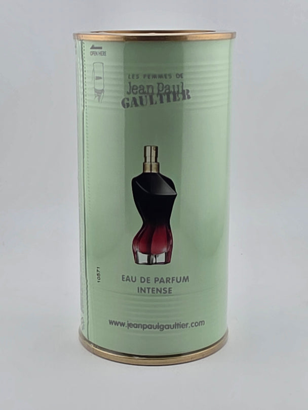 Jean Paul Gaultier Les Femmes de Eau de Parfum Intense in einer mintgrünen Metalldose
