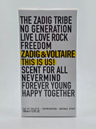 Zadig & Voltaire This Is Us Eau de Toilette, 100ml, Parfüm-Verpackung