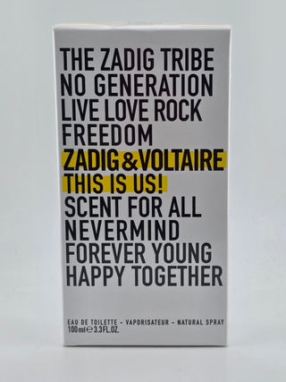Zadig & Voltaire This Is Us Eau de Toilette, 100ml, Parfüm-Verpackung