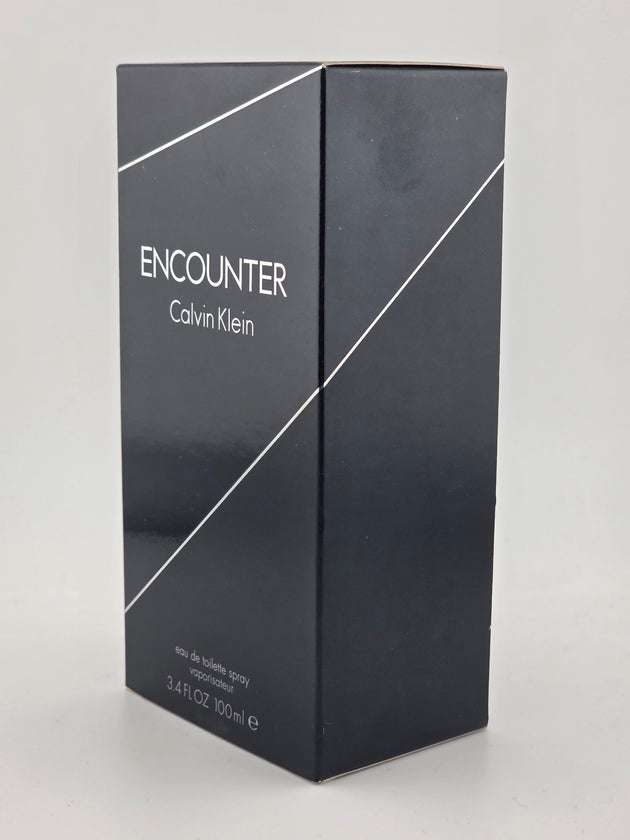 Calvin Klein Encounter Eau de Toilette Spray für Herren, 100ml im schwarzen Karton