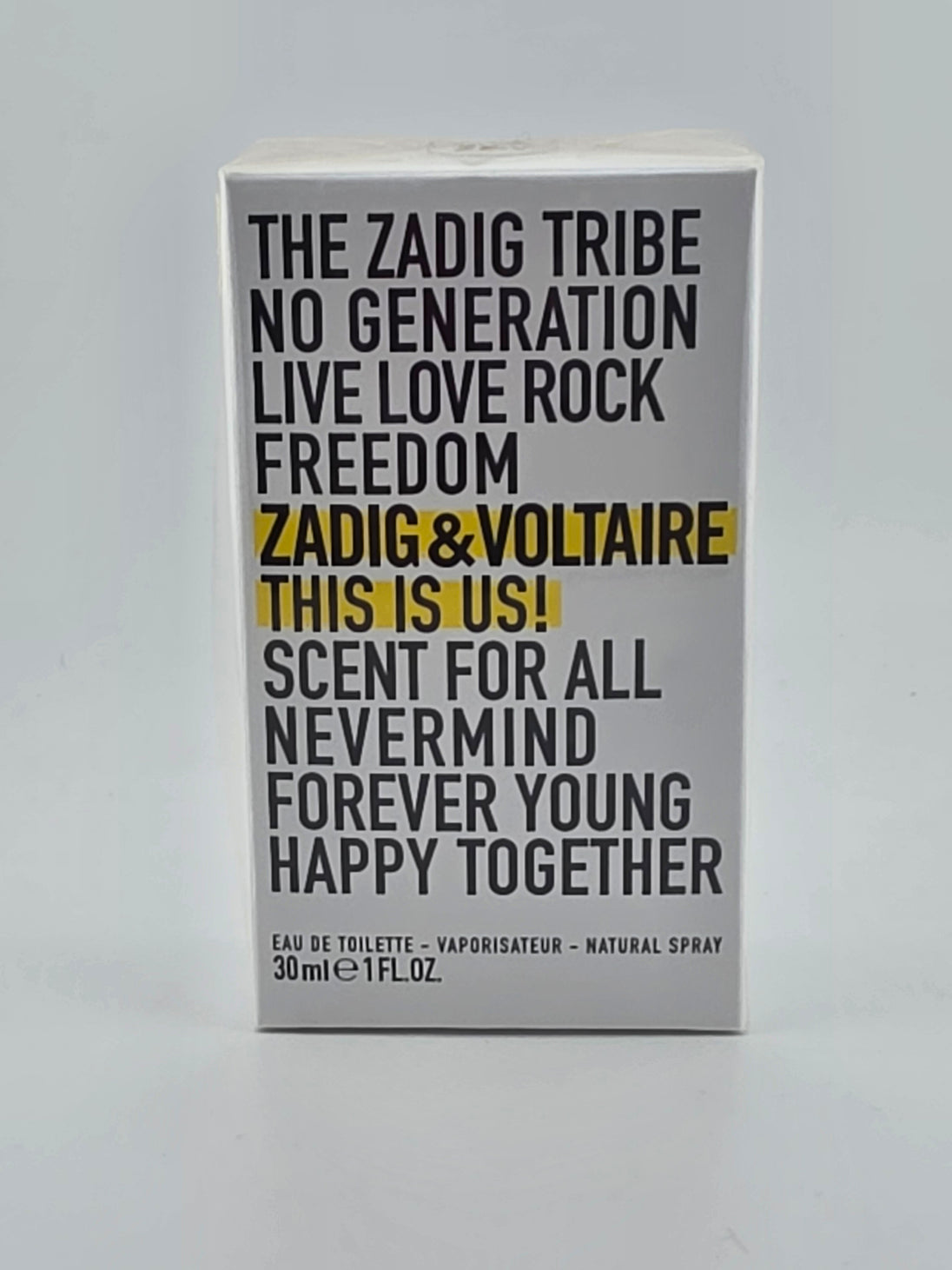 Zadig & Voltaire This is Us Eau de Toilette, 30ml Miniatur, Vintage Rarität