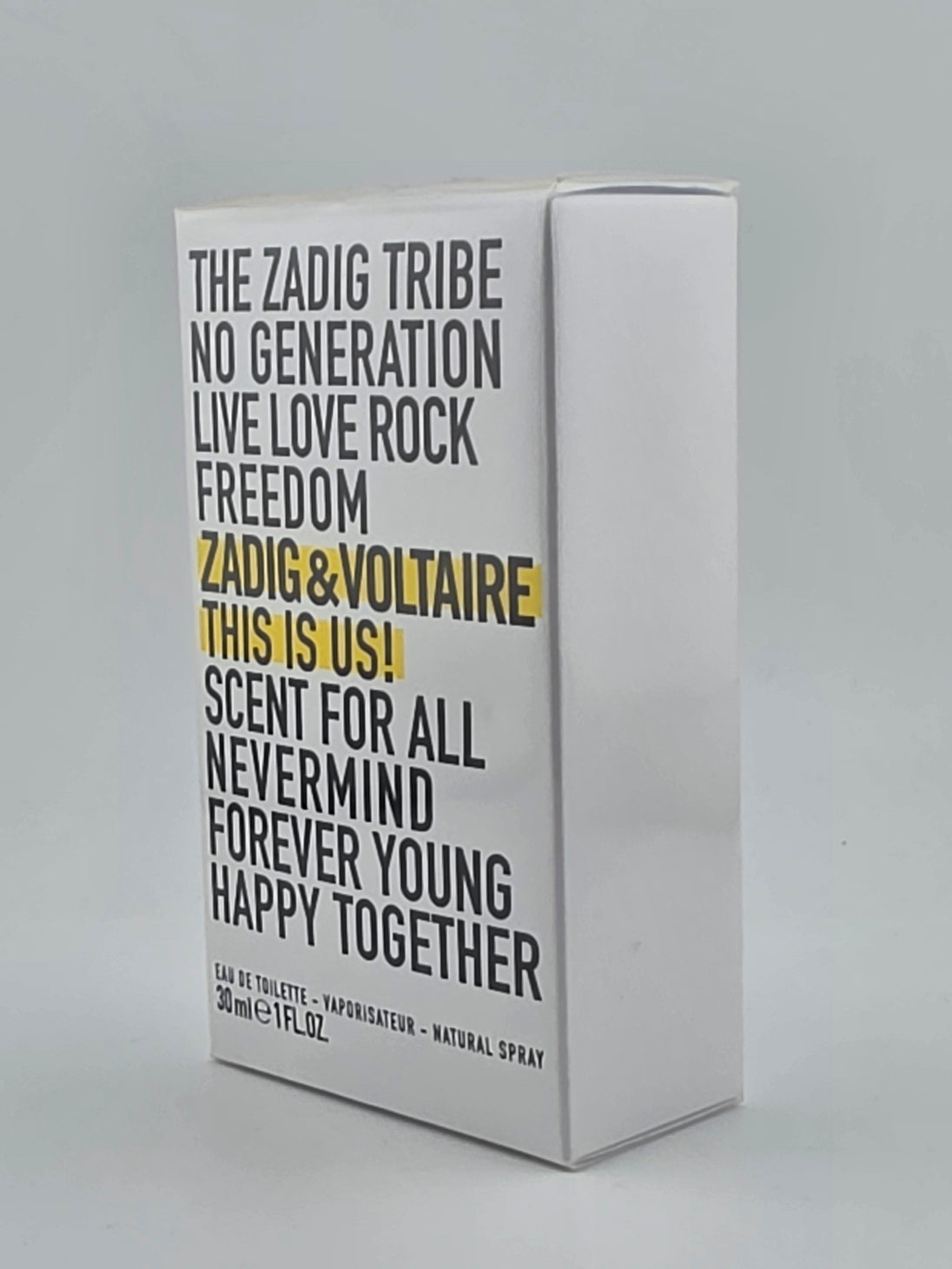 Zadig & Voltaire Eau de Toilette, 30ml Natural Spray im originalen Karton