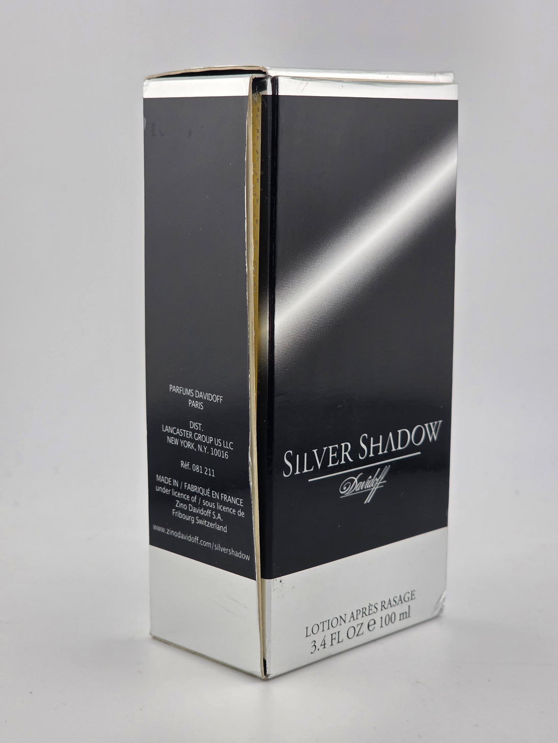 Davidoff Silver Shadow After Shave Lotion (Lotion Après Rasage), 100 ml