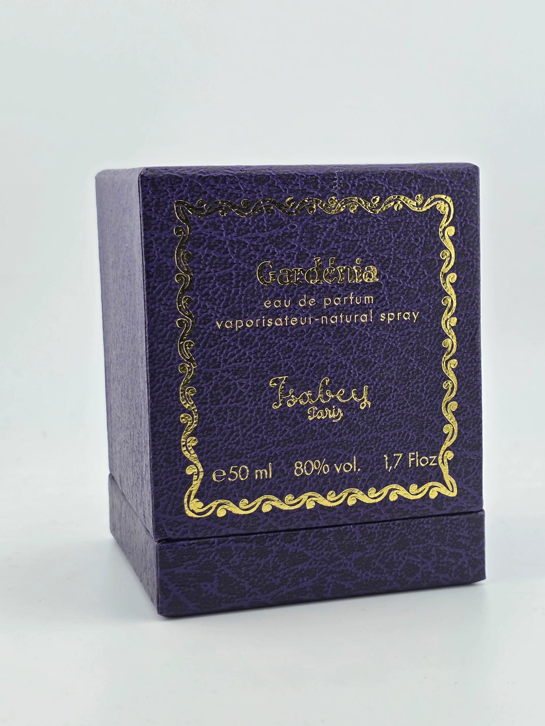 Vintage Isabey Gardenia Eau de Parfum, 50ml, lila Box, Rarität