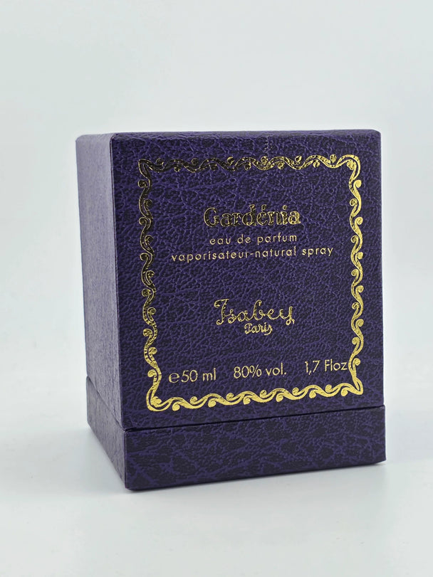 Vintage Isabey Gardenia Eau de Parfum, 50ml, lila Box, Rarität