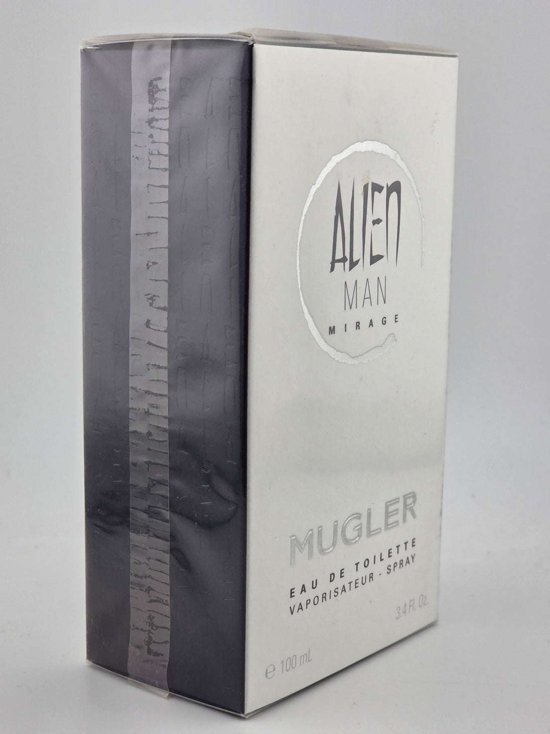 Mugler Alien Man Mirage Eau de Toilette, 100ml, Vintage-Parfumverpackung
