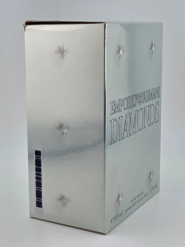 Emporio Armani Diamonds Eau de Toilette, 100ml Parfum in silberner Verpackung