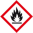 Flamme-Symbol: Warnhinweis für brennbare Parfums, z.B. Eau de Toilette oder Eau de Parfum, oft in Miniatur oder Vintage-Editionen.